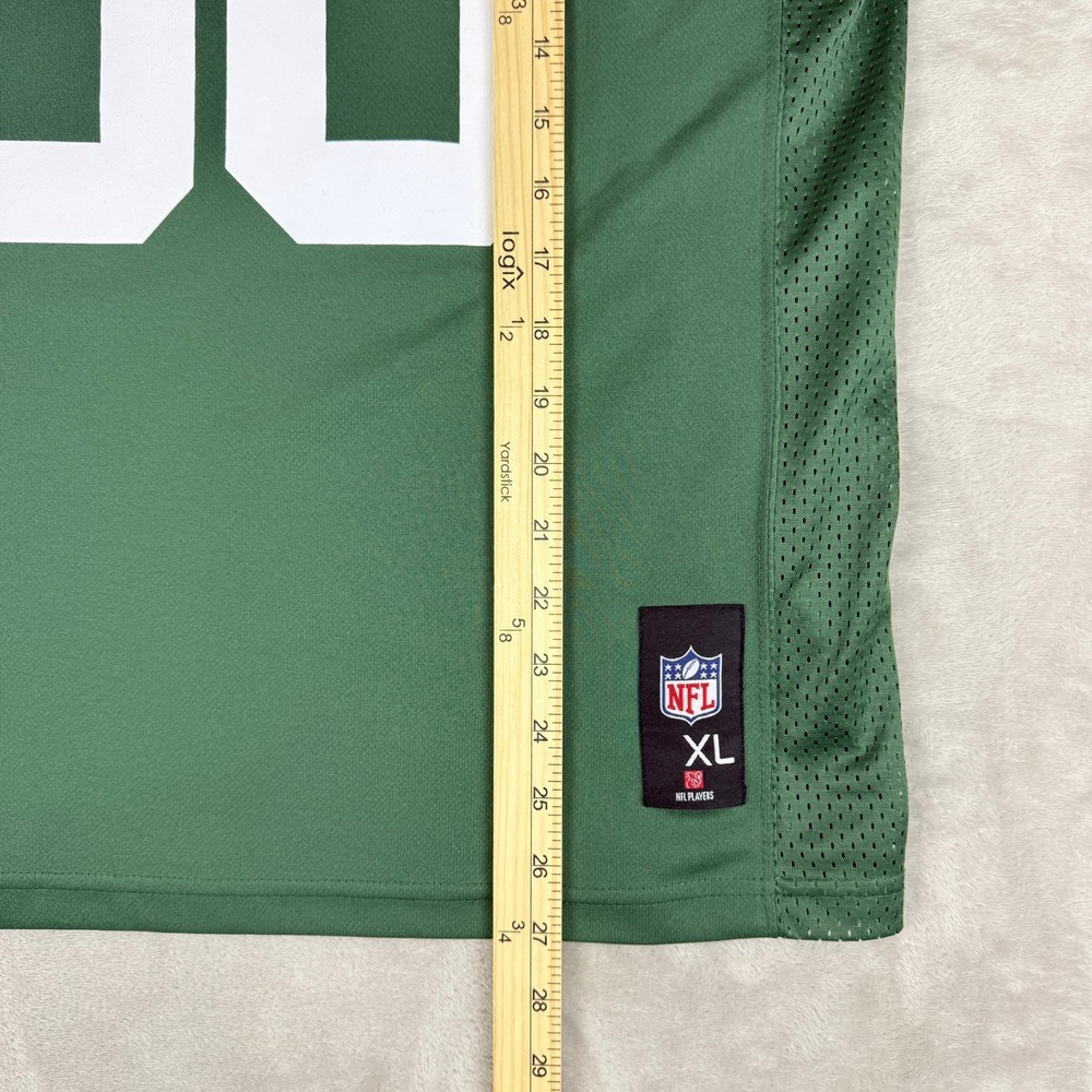 NFL Green Bay Packers B.J. Raji Jersey Youth XL Green 90 Football Streetwear EUC - Picture 6 of 8